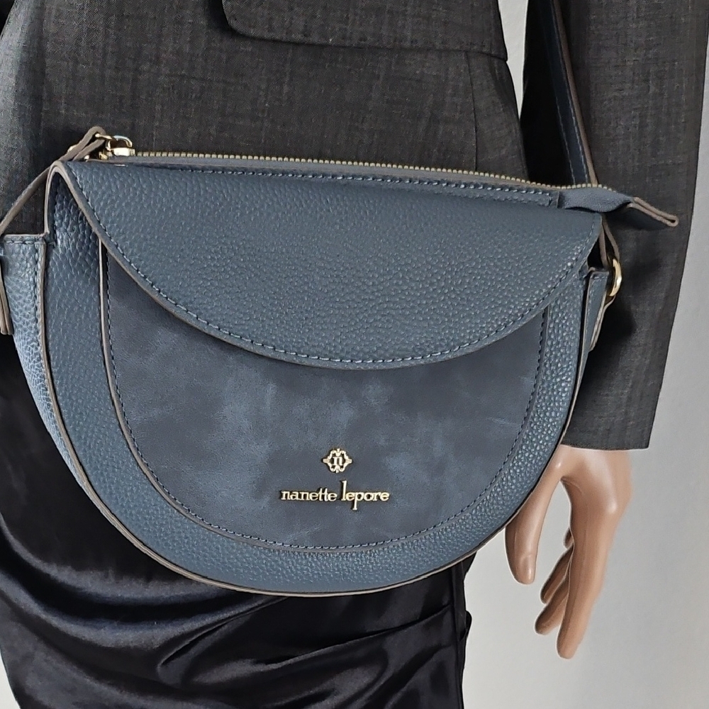 Nanette Lepore Blue Crossbody Bag